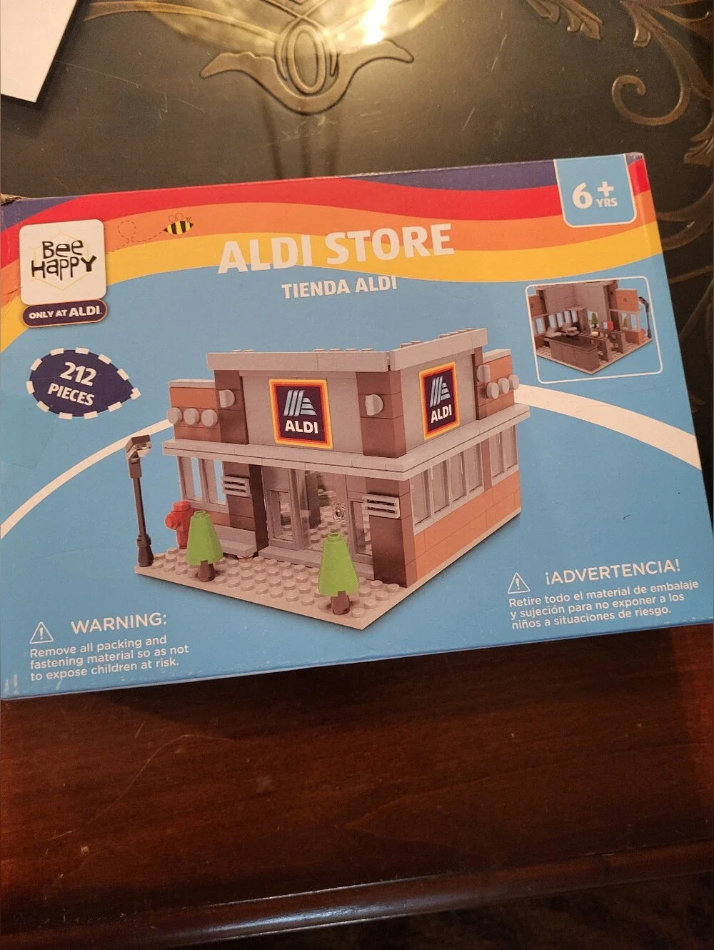 Aldi Play Kids Aldi Grocery Store 212 Pieces Building Bricks Play Set NIB